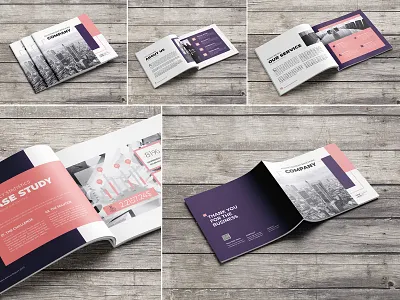 Square Advertising Company Brochure ad brochure brochure design business clean company corporate creative design elegant emydesign idml indd indesign infographics informational magazine minimalist modern pdf