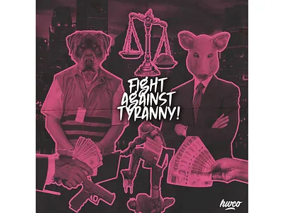 Poster Fight Against Tyranny characterdesign illustration poster art poster design poster inspiration posters tolakomnibuslaw