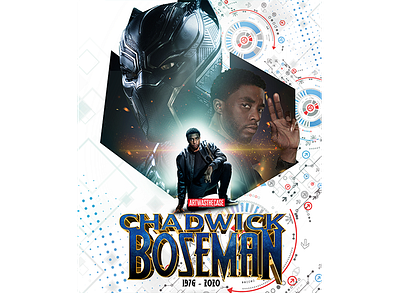 Rip Chadwick blackpanther chadwick chadwick boseman character design flyer designs marvel photoshop