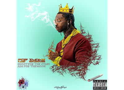 POPSMOKE design illustration photoshop