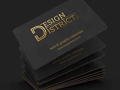 Design District Business Cards businesscard design designdistrictnz