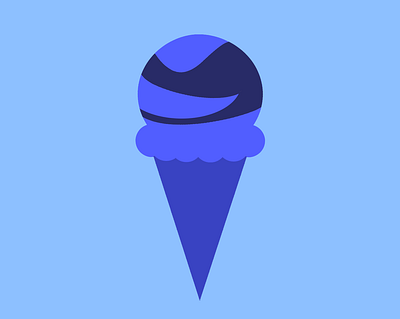 Cono Azul vector