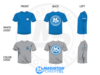 MADISTON Pocket T apparel branding design electric icon illustration logo shirt telecom tennessee