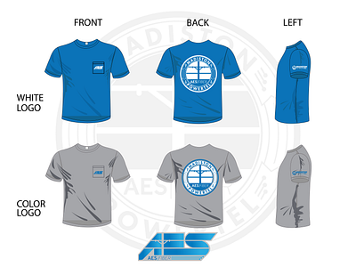 AES Pocket T apparel branding design electric icon illustration logo shirt telecom tennessee