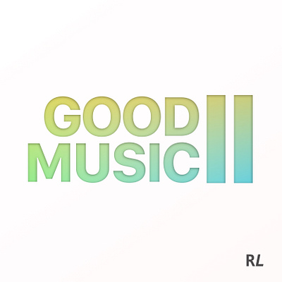 Neumorphic Album album cover color logo minimal modern neumorphic shadow