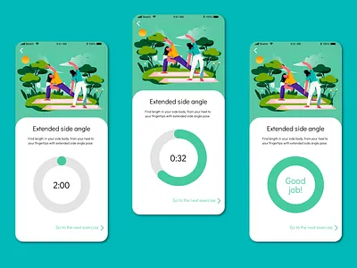 #DailyUI 014 - Countdown Timer app daily 100 challenge daily ui dailyui timer ui yoga