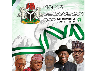 Democracy Day design flyer illustration photoshop