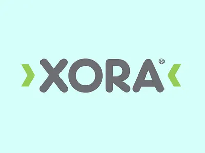 Xora branding design logo logotype typography vector