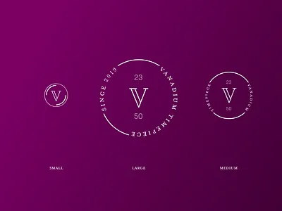 Vanadium Responsive Logo Design brand design brand identity branding design logos metal monogram responsive branding responsive design responsive logo watches