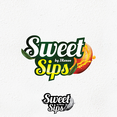 SWEET SIPS design graphic illustrator logo