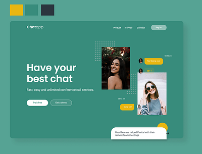 Chat app branding concept design figma figmadesign flat graphic design illustration typography website