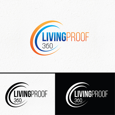 LIVING PROOF design illustrator logo