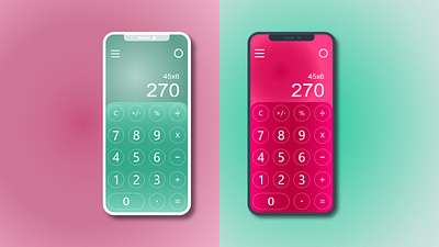 Daily UI 004 004 100daychallenge 100days aesthetic basic calculator challenge daily 100 challenge dailyui dailyui 004 dailyuichallenge day 4 days design mint phone pink standard ui