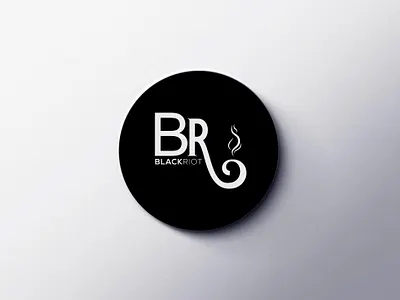 Black Riot design logo