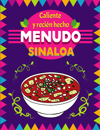 Menudo food illustration menudo mexican food mexico