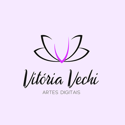 VITÓRIA VECHI LOGO branding design digital art flora flower graphic design icon illustration illustrator logo minimal planta