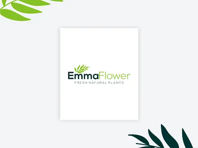 Flower design illustration logo