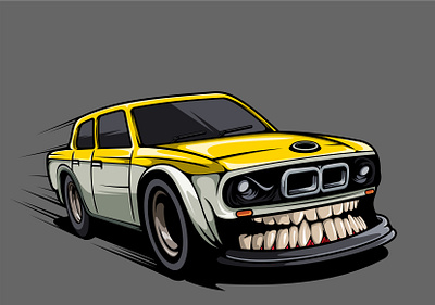 race car illustration animation cartoon cartoon character cartooning cartoons colouring design funny character illustration vector