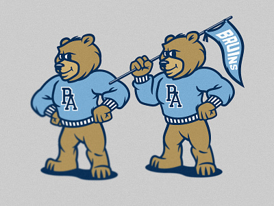 Pulaski Academy Mascot Illustration arkansas athletic branding design identity illustration logo mascot sports vintage