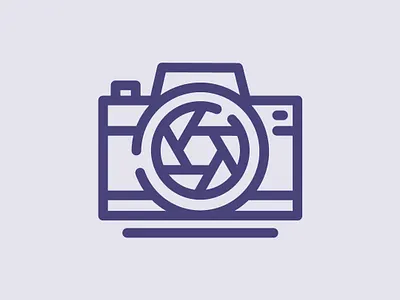 Day 63 - Camera - 100 Icons Daily 100days camera design icon illustration leeayr logo minimal photography vector