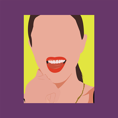 Selena Gomez Vector Portrait dribbble flat illustration illustration illustration art minimal minimalist portrait vector art vector illustration vector portrait