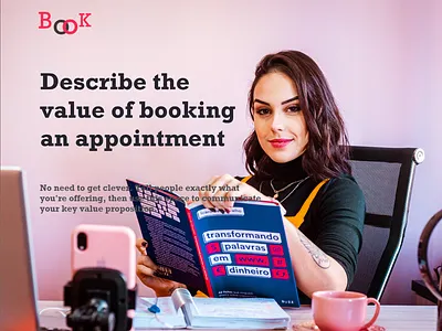 Landing Page Book Appointment design ui web