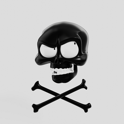 Cartoon Skull cartoon character characterdesign illustration skull