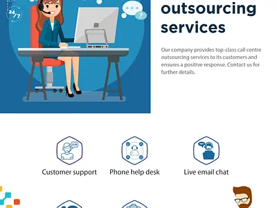 Call Center Outsourcing Services | Pixelette Technologies branding call center companies near me call center services call centers near me design top10 call centers in the world vector visual design