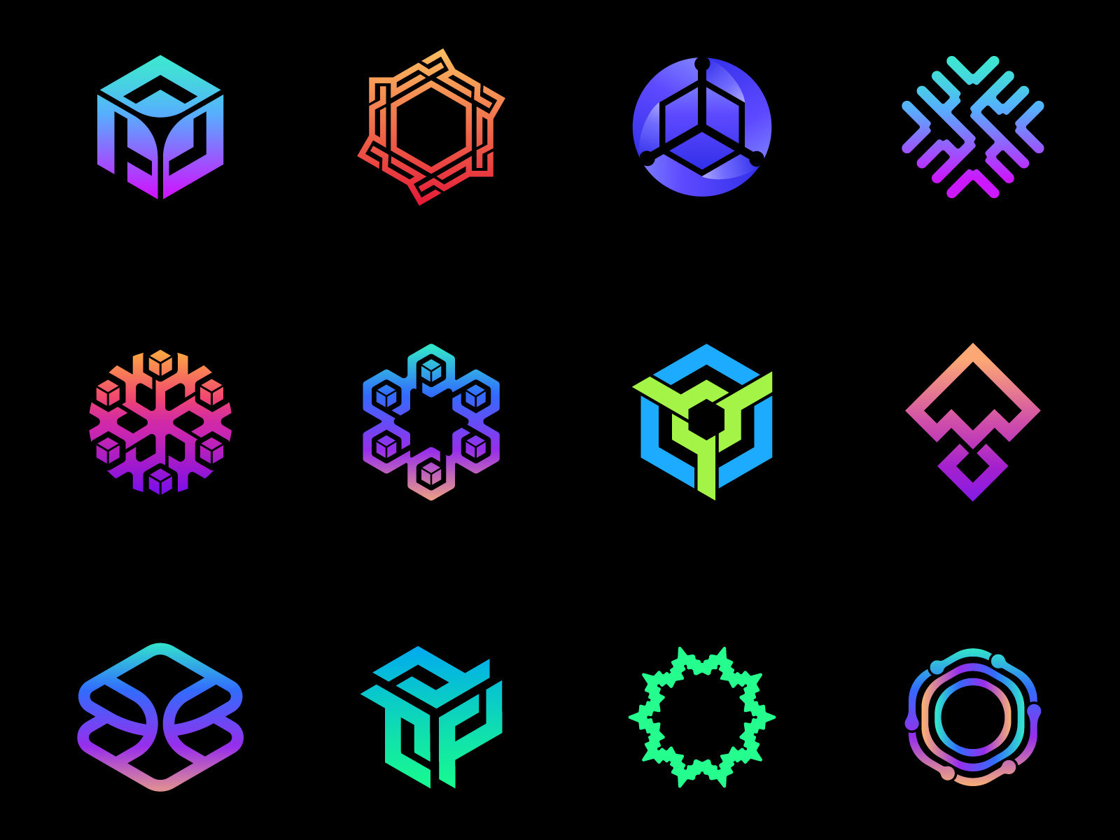 Crypto Logo Collection by Touhid | Logo Designer on Dribbble