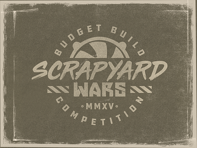 Scrapyard Wars Logo 2 branding design graphic design logo typography