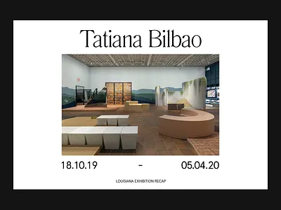 Exhibition Recap — Layout art direction branding design grid layout minimal typography ux web website