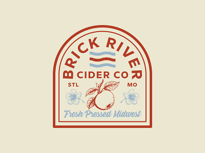 Brick River Cider Co Badge