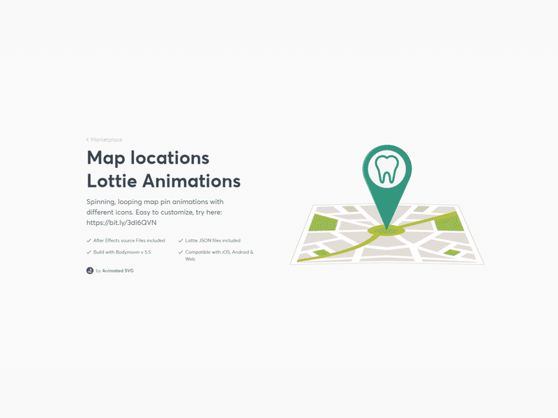 Map location - Lottie animations animated animation background dentist location lottie lottiefiles map pin