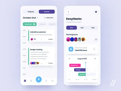 Task Management Tool Design app design managment mobile mvp online projects purrweb react native startup task task list task management task manager team tool ui ux