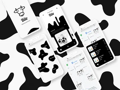 Milk Online Store App adobe photoshop adobe xd e commerce milk app online store ui design uidesign