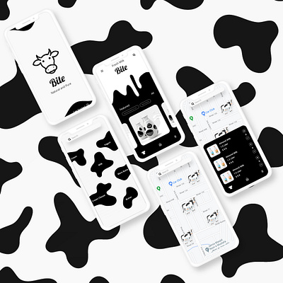 Milk Online Store App adobe photoshop adobe xd e commerce milk app online store ui design uidesign
