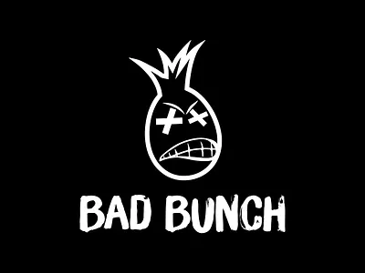Bad Bunch Streetwear Clothing Logo Mark & Brand Mascot Design angry apparel bold logo branding clothing clothing brand fashion logo design logo mark mascot design pineapple streetwear