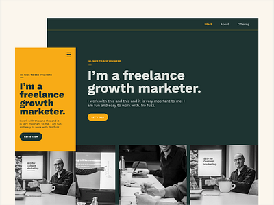 Freelance website branding design ui