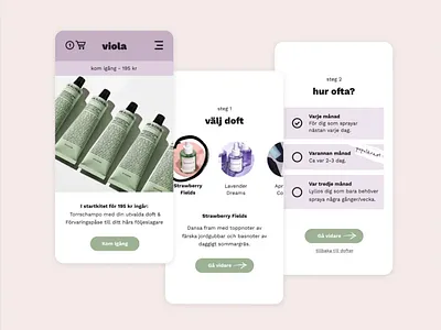 Viola branding design ui