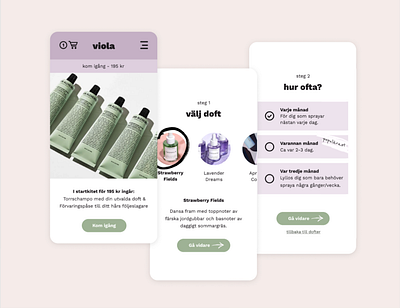 Viola branding design ui