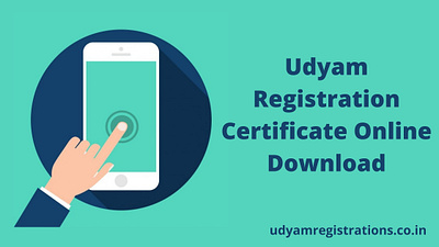 udyam registration certificate online download
