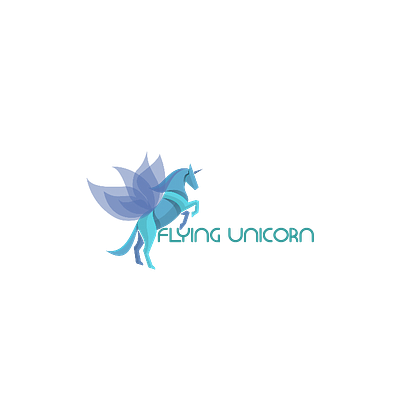 Flying Unicorn logo branding design design art designer designs logo logo design logodesign minimal