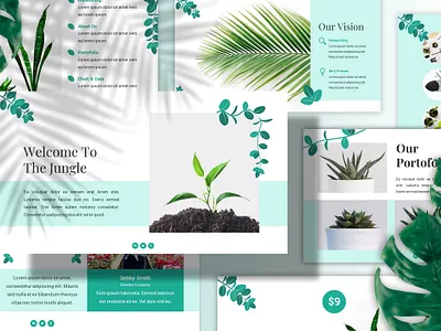 Tamaman – Gardening Presentation Template business presentation clean gardening illustration keynote template lookbook minimal pitchdeck powerpoint template presentation proposal slides