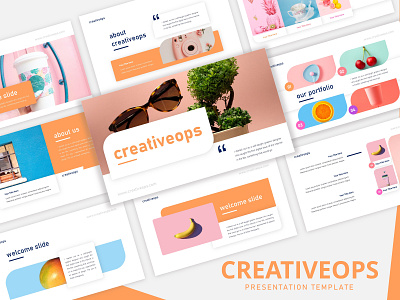 Creativeops - Creative PowerPoint Template creative design graphic design powerpoint presentation powerpoint template presentation design presentation template