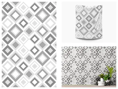 Diamond square griss edition art ceramic tiles design fabric fashion interior pattern pattern design vector wallpaper