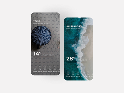 Weather app design app app design design ios app mobile app ui uidesign uiux ux weather app