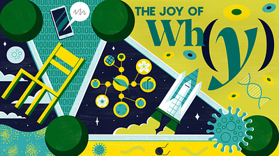 Quanta Magazine - The Joy of Why colour design editorial illustration illustration print