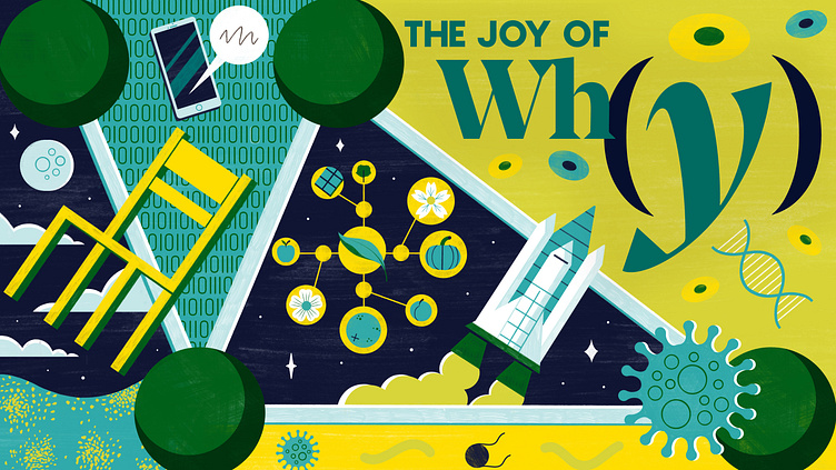 Quanta Magazine - The Joy of Why by Michael Driver on Dribbble