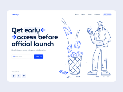 Afterclap Illustrations ✉️ craftwork design emails illustration illustrations landing launch message message sent svg ui vector web website