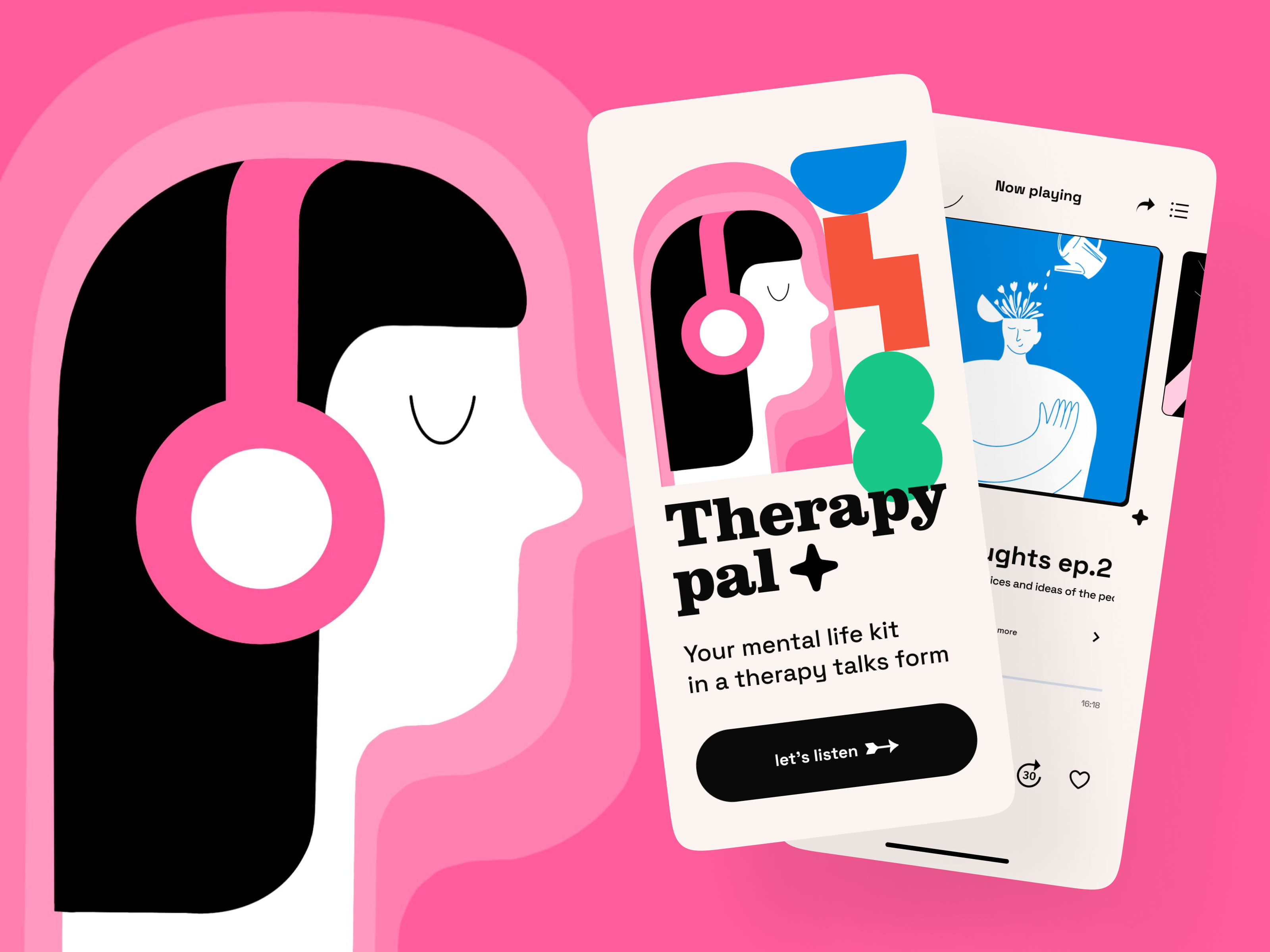 Mental Health Podcast App By Dmitry Lauretsky For Ronas IT | UI/UX Team ...